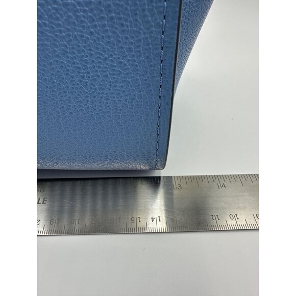 Michael Kors French Blue Hamilton Moderne Small East West Satchel Shoulder Tote - Picture 13 of 16